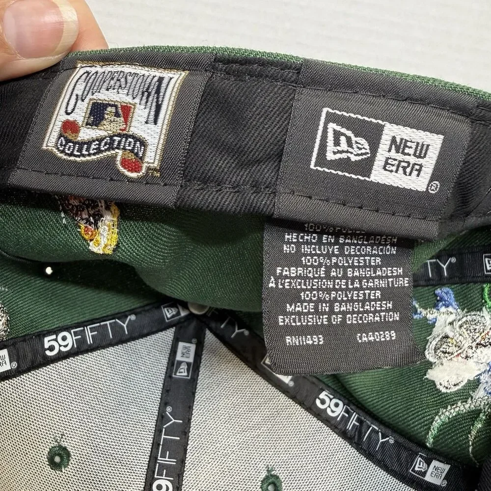 New Era x Felt Arizona Diamondbacks Green 59Fifty Fitted Hat Sz 7 3/8 New Rare